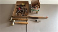 Mallets, Wire Brush, Screwdrivers, Misc Tools