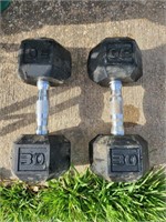 Two 30lbs weights