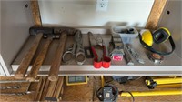Hammers and Shelf Contents