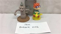 F13) TWO VINTAGE BURGER KING TOYS, CHUCKIE &