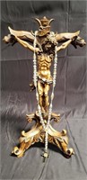 Composite crucifix sculpture