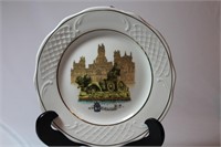 Souvenir Plate from Madrid, Spain