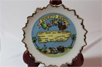 Puerto Rico Small Souvenir Plate