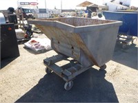 Rolling Forklift Dump Hopper