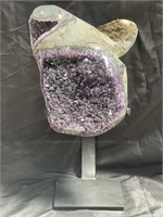 Large amethyst quartz geode specimen