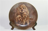 1982 Kern Collectibles Plate - Cocker Spaniels