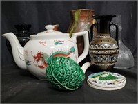 Teapot, vase, etc