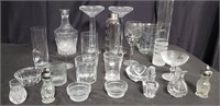 Box of glass items