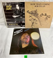 Vtg Vinyl Billy Joel Bob Dylan Bob Seger