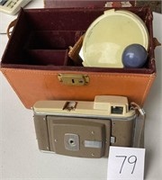 Antique Camera, Case and Extras