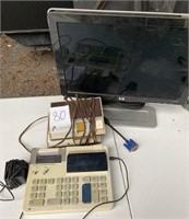 Caculator, Intercoms, and Compter Monitor
