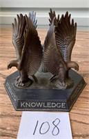 Bronze Eagle Sculpture Approx 8 inches tall