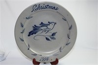1994 Salt Glazed Rowe Pottery Plate