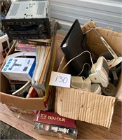 Car Stereo, and Misc Boxes Lot