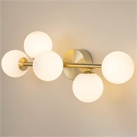 **READ DESC** Bathroom Vanity Lights, 5-Light Bath