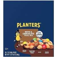Planters Chocolate Trail Mix Nuts (1.7 oz Bags, Pa