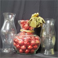 Oil lamp shades, Christmas decoration vase