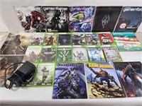 Xbox vintage games & magazine lot