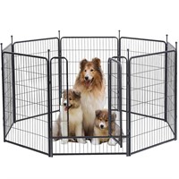 Dog Playpen,24/32/40 Inch Height in Heavy Duty,Fol