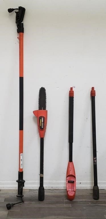 Black & Decker cordless pole saw w/ accessories,