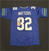 Ricky Watters autographed Seahawks Jersey