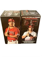 Pair of Mike Trout silver slugger bobble heads