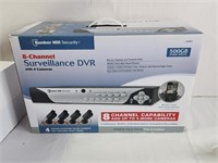 Bunker Hill 4 camera 8 channel surveillance DVR