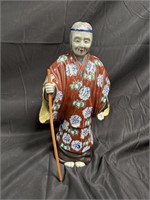 Antique Japanese porcelain satsuma figurine