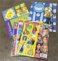 (P) Teen Magazines , Folders and Barbie Plane