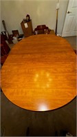 Table with 6 chairs 65 1/2" X 47 1/2"