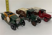 Die Cast Truck Banks & 1914 Rolls Royce Car