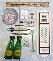Group of collectible advertising items
