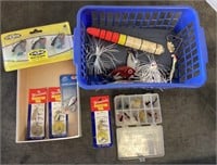 Group of fishing accessories