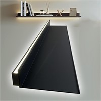 SLVUAFRN Floating Display Shelf with Built-in Illu