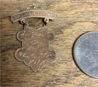 1928 attendance pin