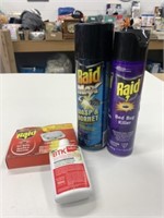 New Raid Insect Killer Lot & BTK Insecticide