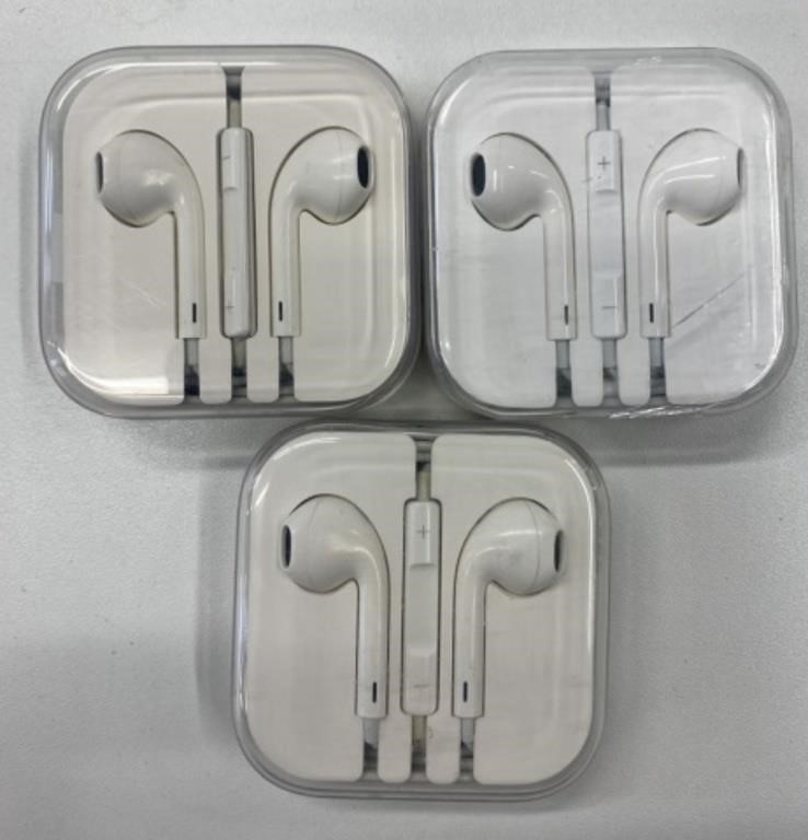 3x Apple Earbuds