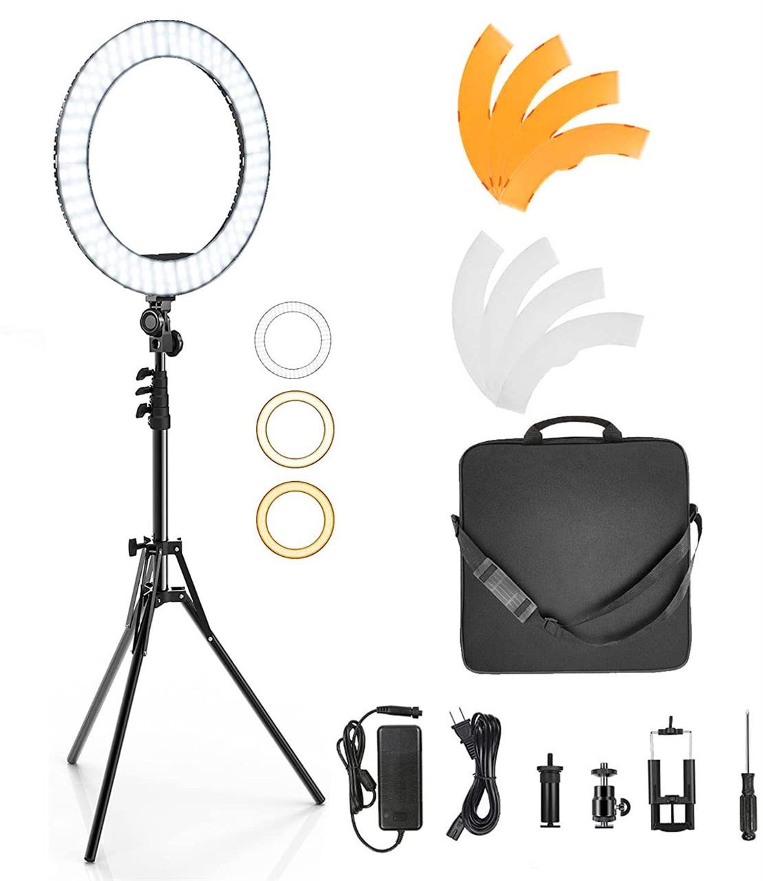 Ring Light with Stand and Phone Holder, IVISII 18