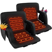 LILYPELLE Heated Stadium Seats for Bleachers with