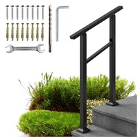 Metty Metal Handrails for Outdoor Steps - 1 to 2 S