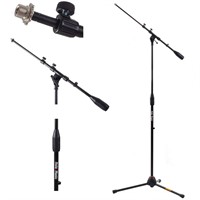 Hola! Music Mic Stand w/Adjustable Height for Home