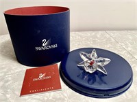 Swarovski crystal orchid w/original packaging