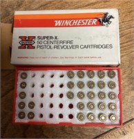 Half box of Winchester .25MM ammo