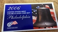 2006 uncirculated coin set -Philadelphia mint