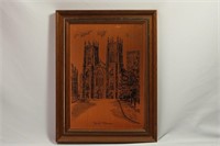 York Minster Copper Etching