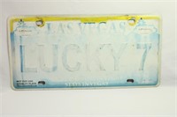 "Lucky 7" Las Vegas Novelty License Plate