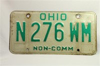 Ohio Non-Commercial License Plate