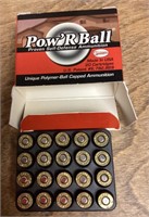 Full box of Pow'RBall 380 ammo