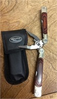 Appalachian Trail multitool with rosewood handles