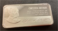 1000 grains sterling silver bar --2.86 ounces